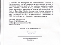 EDITAL DELEGADO SINDICAL BANCO DO BRASIL